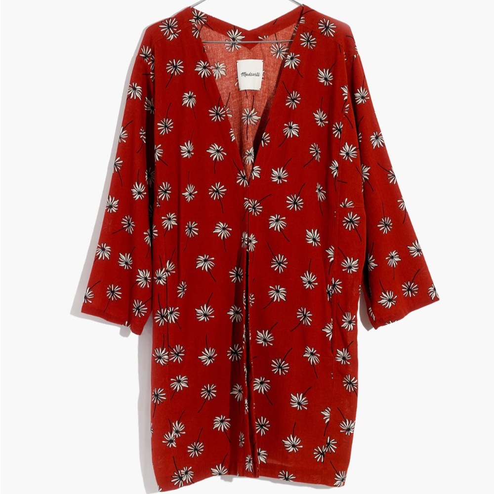Madewell Maldives Cover-up Robe in Fresh Daisies